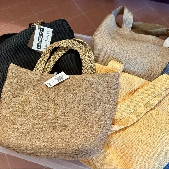 NWT Original Eric Javits Squishee Totes - Picture 2 of 10